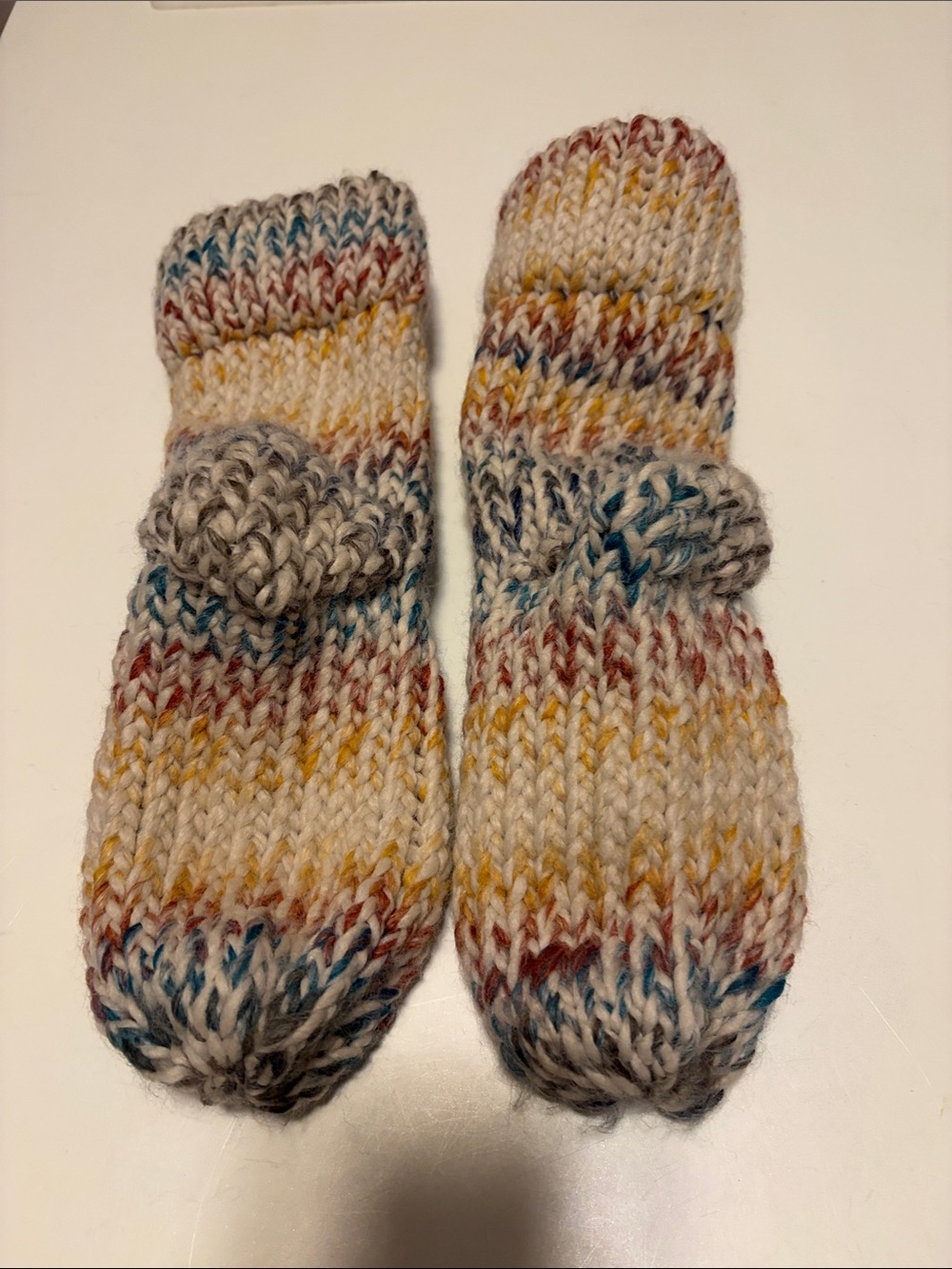 Hand-Knit Wool-blend Socks - Picture 3 of 5